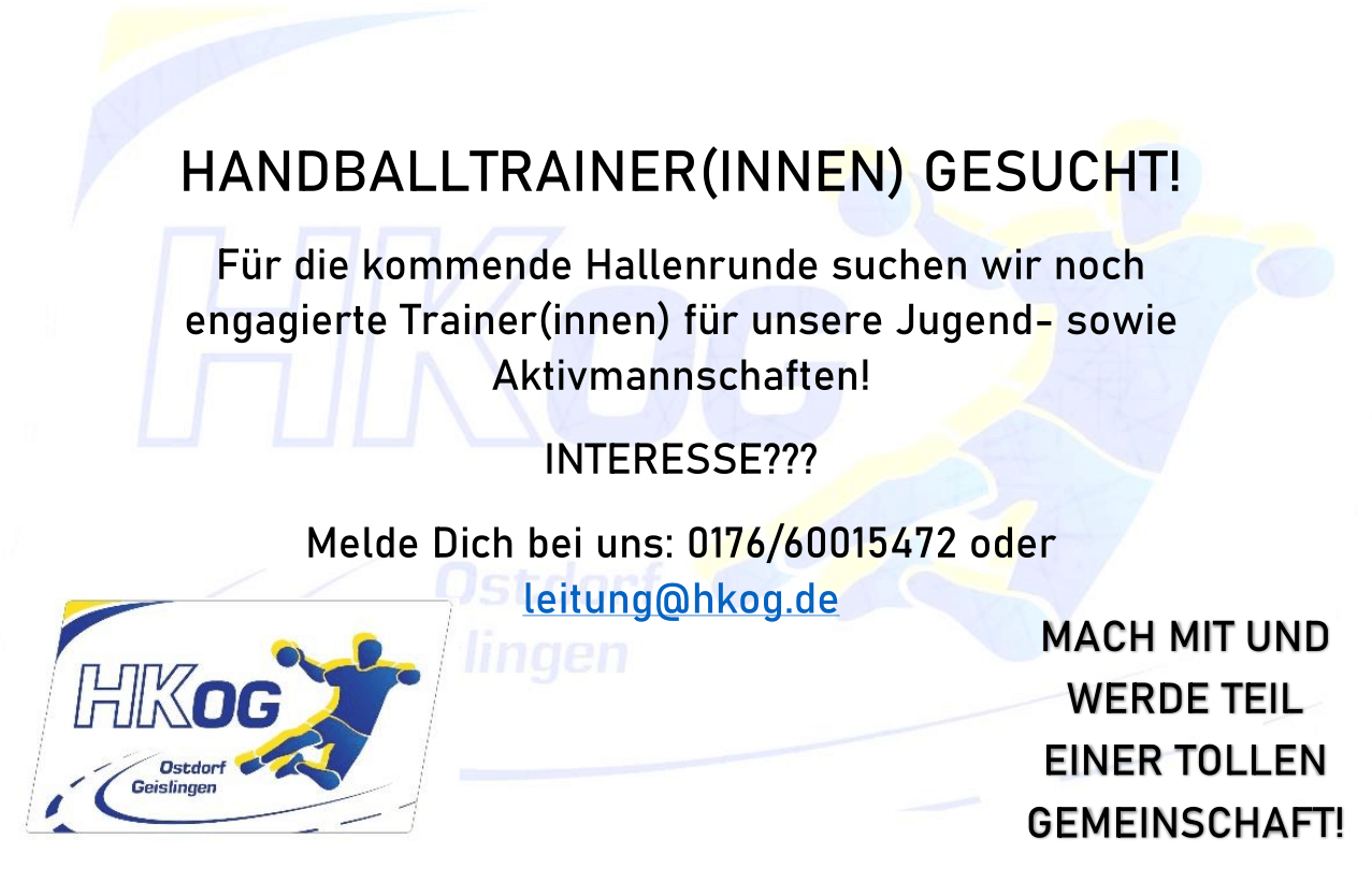 Trainer gesucht